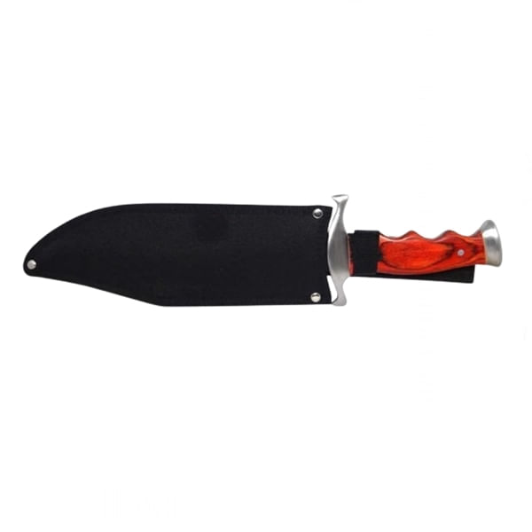 Pachet doua cutite de vanatoare, Bowie, otel inoxidabil, 38 cm, teaca inclusa - imagine 8